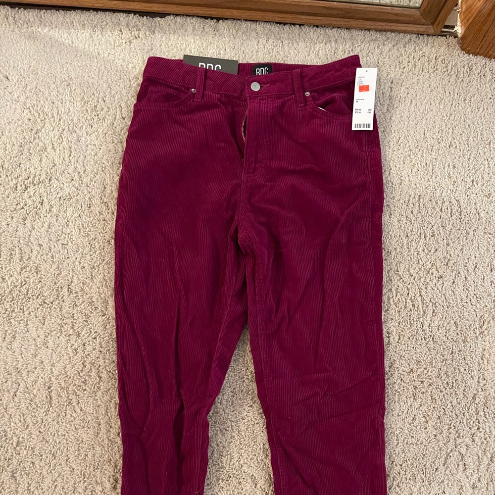NWT Super Dope Urban Outfitters BDG High waisted Corduroy pants